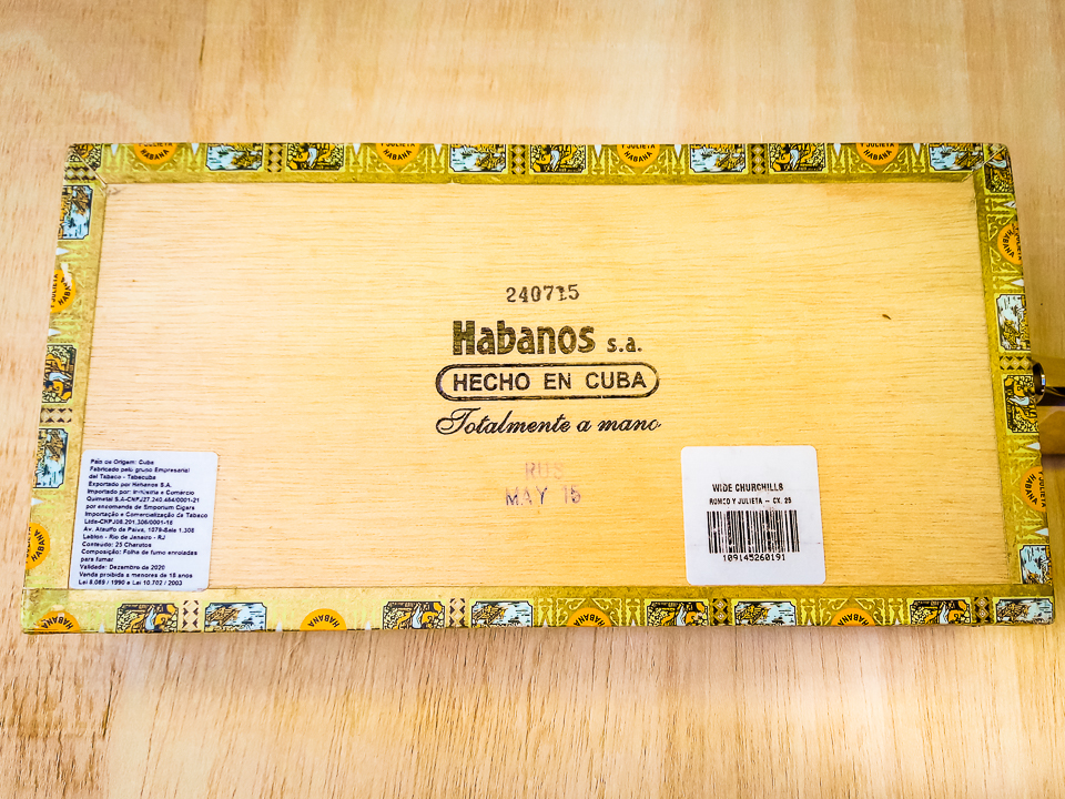 Modelo: Cigar Box 3C / Ano 2017